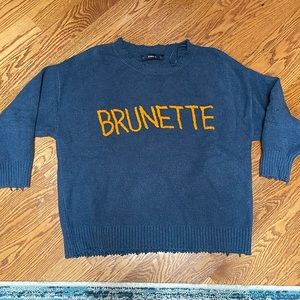 Zara “Brunette” Sweater Size L